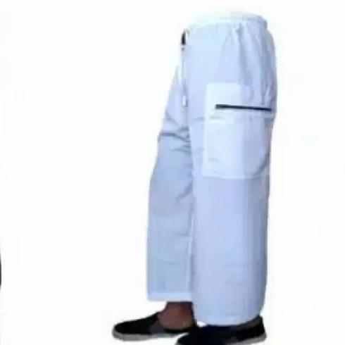 Gambar Termurah Celana pangsi sirwal cingkrang celana silat buat shalat - Putih, M dari OMZSTORE_NEW undefined Tokopedia