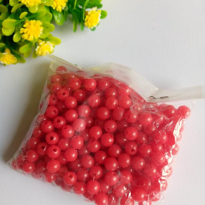Gambar Mutiara ringan / mutring susu 6mm mix warna - Merah dari Krezoema shop undefined Tokopedia