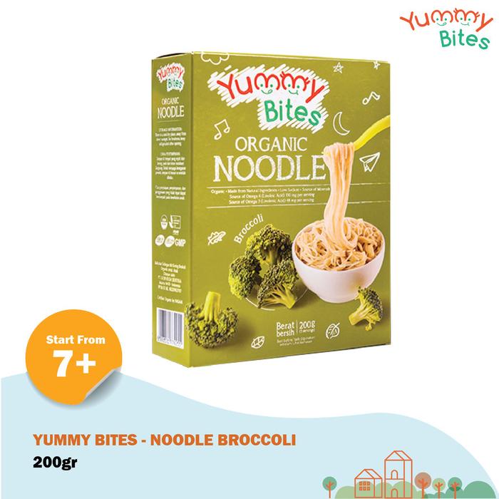 Gambar Yummy Bites Organic Baby Noodle 200gr - Broccoli - Noodle Broccoli dari sangirtalaudperintis undefined Tokopedia