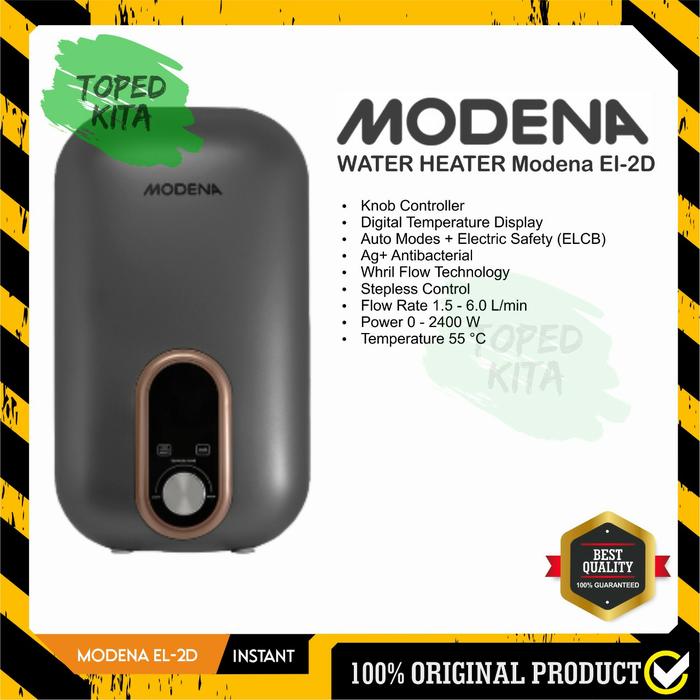 Jual Water Heater Listrik Instant Modena EI-2D B | Pemanas air EI2D 2DB -  Kab. Cilacap - Toped Kita | Tokopedia