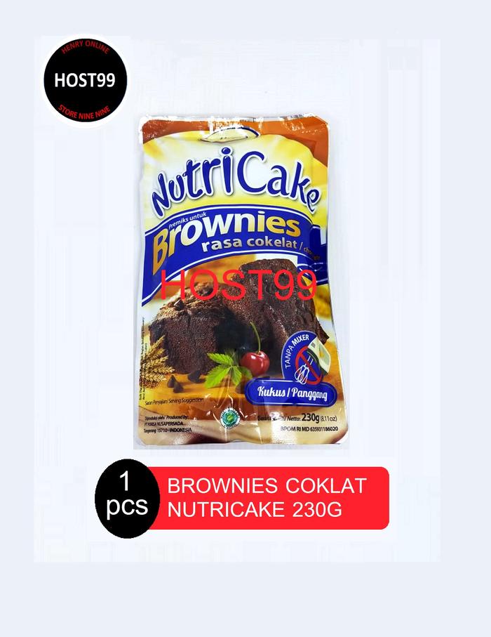 Gambar 1DUS KHUSUS GOJEK GRAB NUTRICAKE BROWNI COKLAT PREMIKS KUKUS PANGGANG - 1dus CAKE COKLA dari HOST99 undefined Tokopedia