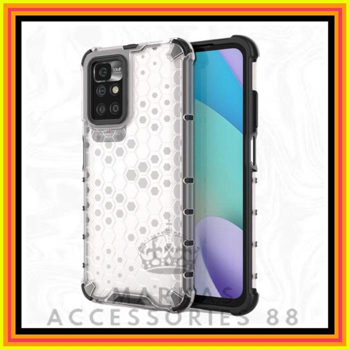 Gambar XIAOMI REDMI 10 / PRIME CASE HONEYCOMB ORIGINAL HARDCASE SILIKON COVER - REDMI 10, SMOKE GREY dari Markas acc 88 undefined Tokopedia