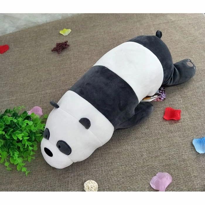 Gambar Boneka We Bare Bears panda ice polar bear grizzly Boneka beruang lucu - Putih Hitam dari Gudang Boneka ID undefined Tokopedia