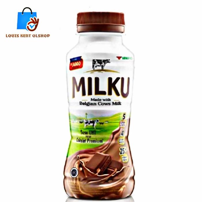 Gambar MILKU Susu UHT Rasa Coklat 200ML dari Louis Kent Olshop undefined Tokopedia