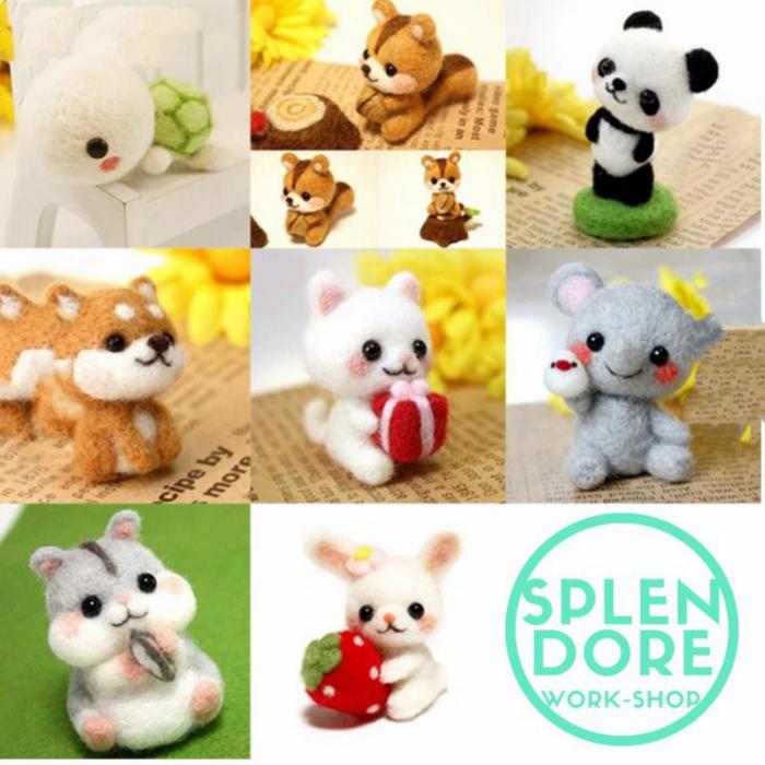 Gambar DIY Needle Felting wool kit raw material for adult - 1 dari Splendore WorkShop undefined Tokopedia