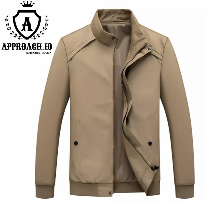 Gambar JAKET PRIA / JAKET KATUN DRIIL / JAKET KEREN - Mocca, M dari Approach undefined Tokopedia
