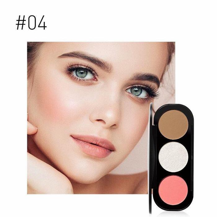 Gambar Focallure Blusher & Hilighter Pallete 3 Warna - 04 dari HNS cosmetics undefined Tokopedia