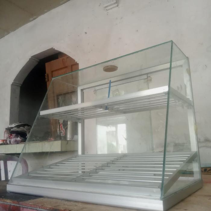 Gambar Etalase Full Kaca - Putih dari Etalasealay97 undefined Tokopedia