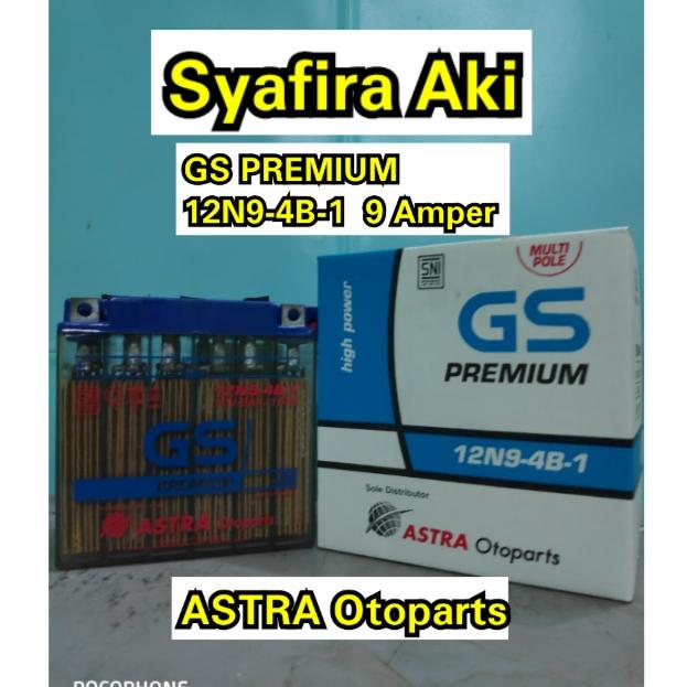 Gambar Gs premium 12n9-4b-1 dari Syafira Aki undefined Tokopedia