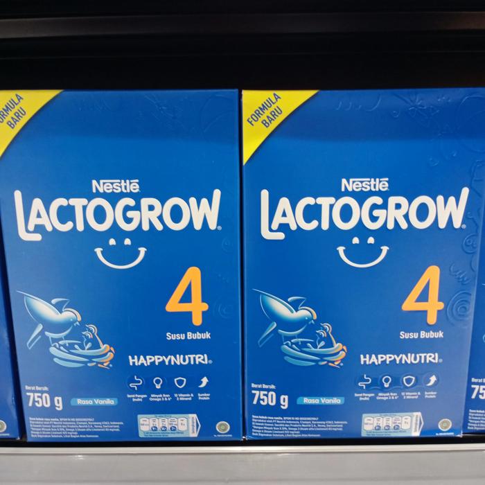 Gambar Lactogrow 4 rasa vanilla 750 gram dari mbitishop undefined Tokopedia