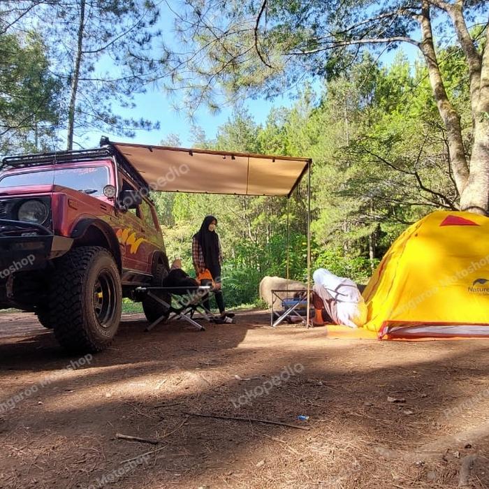 Gambar Side Awning Mobil Camping Overland Rangaroo - Kream, M dari Rangaroo Motoshop undefined Tokopedia