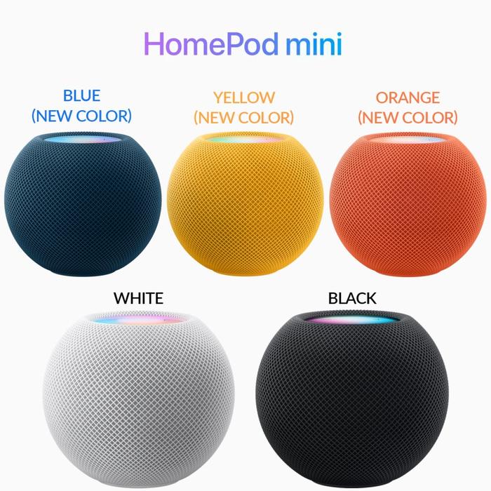 Gambar NEW 2021 Apple HomePod Mini Home Pod Smart Speaker Garansi 1 Tahun - BLACK dari chocoapple undefined Tokopedia