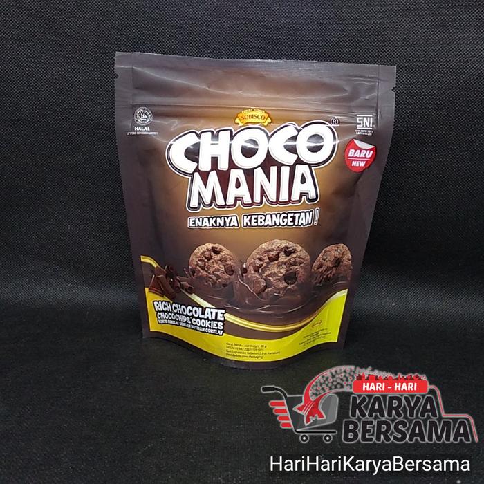 Gambar BISKUIT CHOCO MANIA RICH CHOCOLATE CHOCOCHIPS COOKIES POUCH 69GR dari HariHariKaryaBersama undefined Tokopedia