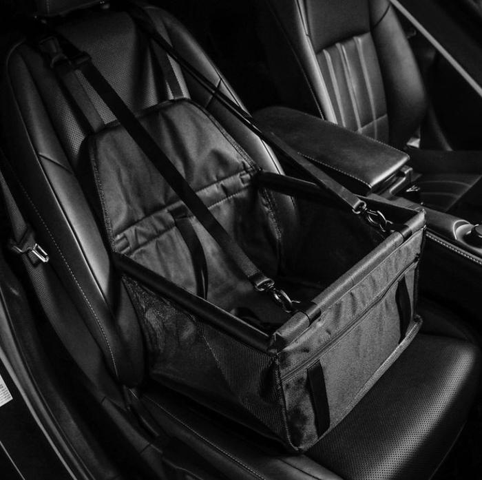 Gambar Pet Carrier / Pet Car Seat / Alas Duduk Anjing Kucing di Mobil - Hitam dari Socks Kingdom Online Store undefined Tokopedia