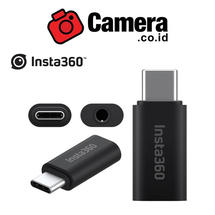Gambar Insta360 One R Mic Adapter Original Microphone 3.5mm To Type C Adaptor dari CAMERA CO ID undefined Tokopedia