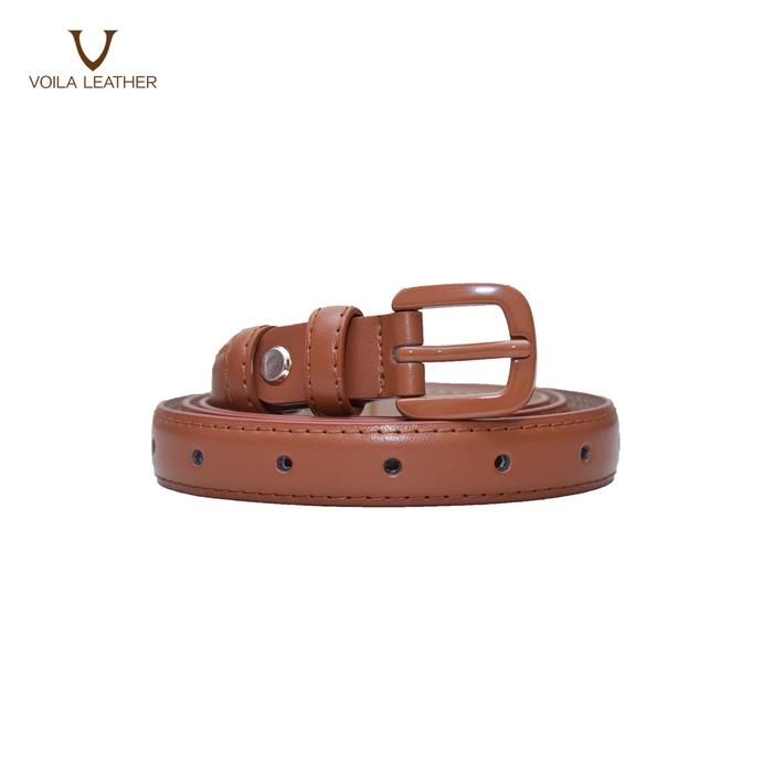Gambar Ikat Pinggang Wanita VOILA LEATHER KYRA Casual Daily Elegant - Havana dari Voila Leather Kota Administrasi Jakarta Pusat Tokopedia