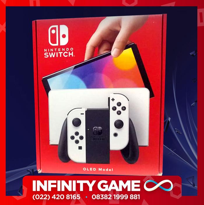 Gambar NINTENDO SWITCH OLED WHITE dari INFINITY GAME BEC undefined Tokopedia