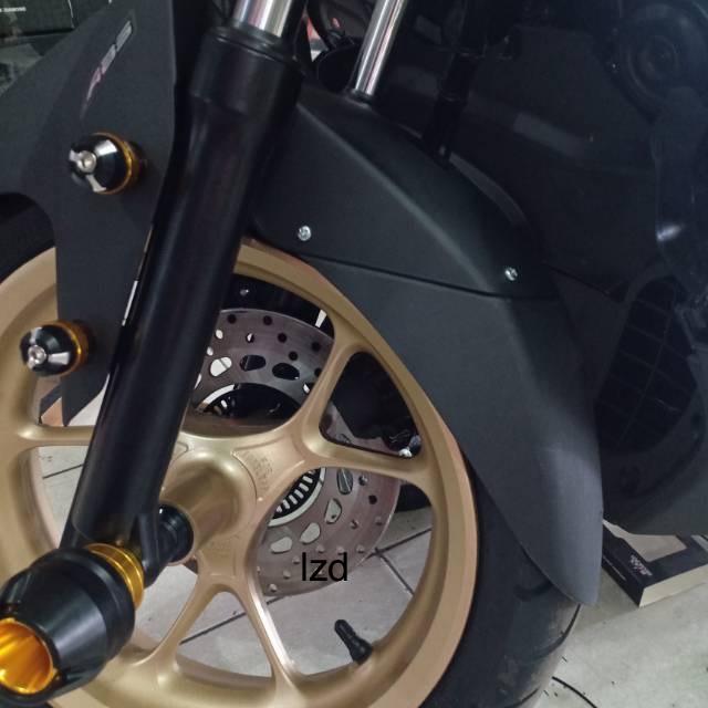 Gambar sambungan spakbor depan nmax universal - Hitam dari inline variasi undefined Tokopedia