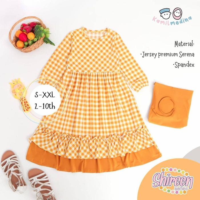 Gambar GAMIS ANAK BY MEDINA KAMIL - mustard, 2 dari elkaba.kidzfashion undefined Tokopedia