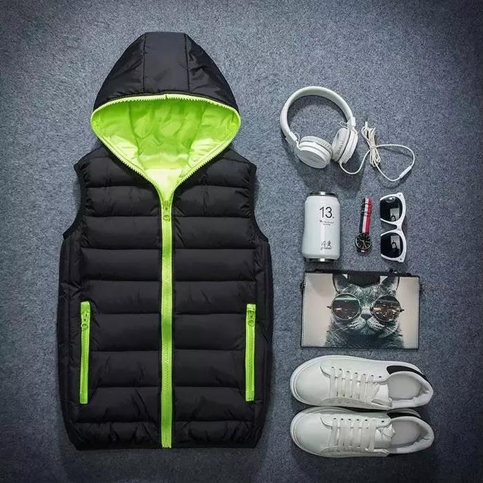 Gambar jaket rompi Hoodie sablon - request warna, XXL dari JAKET CAHYA undefined Tokopedia