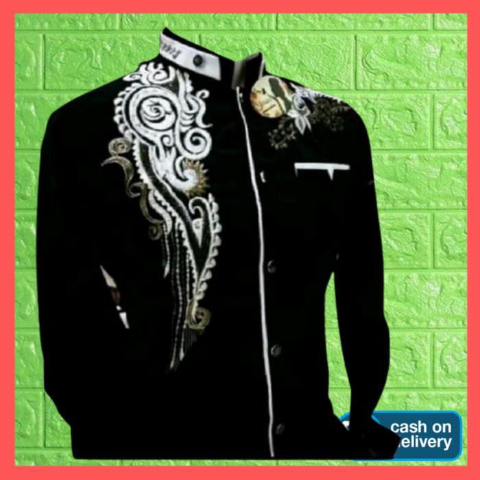 Gambar baju jasko jas koko bordir pria - putih aceh, L dari KOKO AN NUR undefined 5 Tokopedia