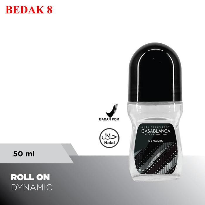 Gambar Casablanca Roll On 50 ml - Pure - Dynamic dari BEDAK 8 undefined Tokopedia