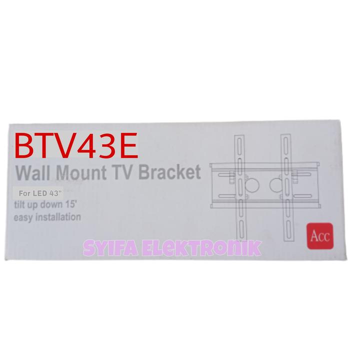 Gambar Bracket LED LCD BTV32E TV 15 sd 32inch New Produk - BRACKET 43'', TANPA DOS dari Ayla Asy Syifa undefined Tokopedia