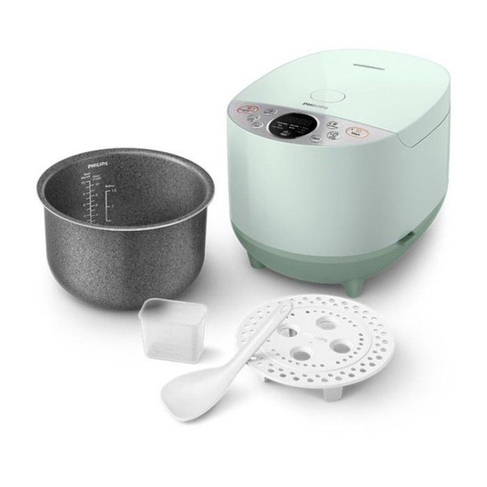 Gambar Philips Rice Cooker Digital 1,8 Liter HD 4515/33 Hijau Magic Com dari tokokudewi undefined Tokopedia