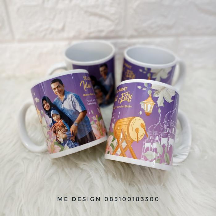 Gambar Souvenir Mug Keramik Import - Mug Print Custom - kotak duplek dari me design undefined Tokopedia