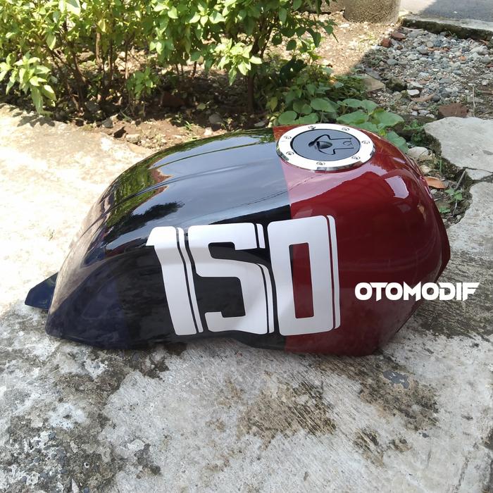 Gambar Tangki Custom Model BMW R9T Scrambler Tracker Brat Japstyle Caferacer dari XT500 undefined Tokopedia
