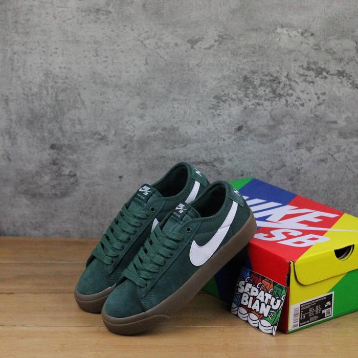 Promo Sepatu NIKE SB Zoom Blazer Low Pro GT QS Green Gum Hijau Sol Coklat -  Hijau, 40 - Kota Bandung - Sepatu Bian | Tokopedia