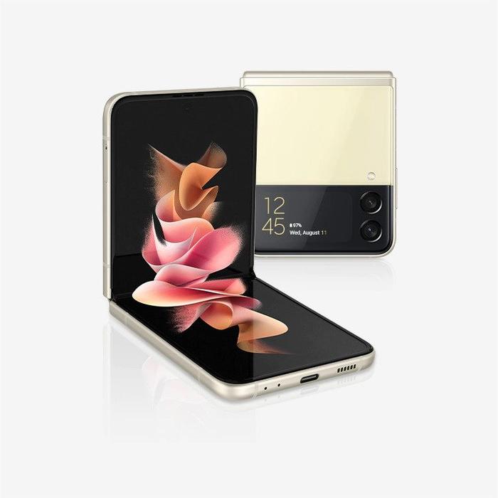 Gambar Samsung Galaxy Z Flip3 5G (8GB/256GB) - SEIN - CREAM dari DJ008 undefined Tokopedia
