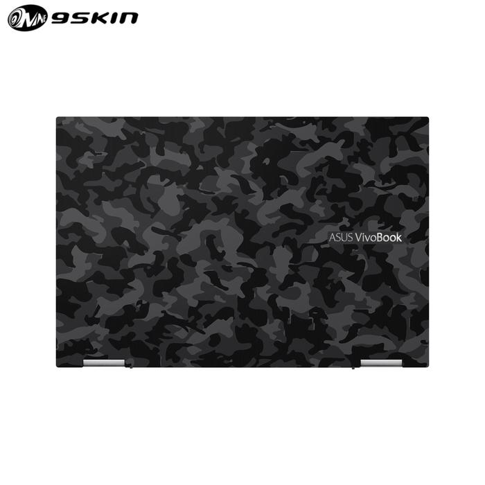Gambar 9Skin - Skin Protector for ASUS VivoBook Flip 14 - 3M Special Textures - Black Army, Front Only dari 9SKIN Premium undefined Tokopedia