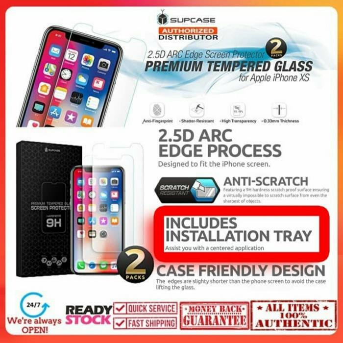 Jual Supcase Tempered Glass iPhone 11 Pro Max X XS XR XS