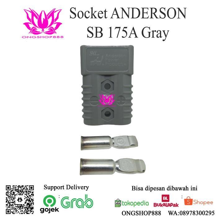 Gambar Socket Battery Anderson SB 175A 600V Grey For Forklift SB175A dari ongshop888 undefined Tokopedia