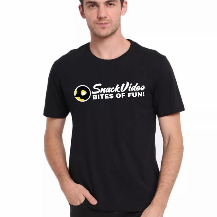 Gambar Baju Kaos Snack Video Logo PNG Creator Terbaru - Hitam, M dari Razkacollection1 undefined Tokopedia