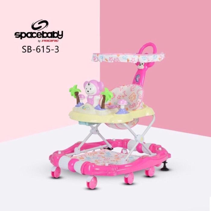Gambar Baby Walker SPACE BABY SB 615-3 Alat Bantu Belajar Jalan Bayi SNI - Merah Muda dari Sepeda dan Motor Listrik undefined Tokopedia