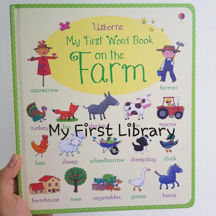 Gambar usborne my first word book buku import anak - farm dari Toko buku inggris undefined Tokopedia