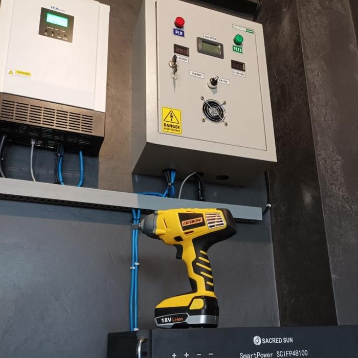 Paket Panel Surya Hybrid Ongrid Offgrid 3000Watt ICAsolar - Battery 14.4Kwh