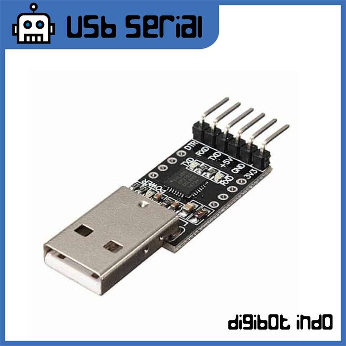 Gambar CP2102 USB Serial - CP 2102 UART TTL - PCB Hitam dari digibot_NEW undefined Tokopedia
