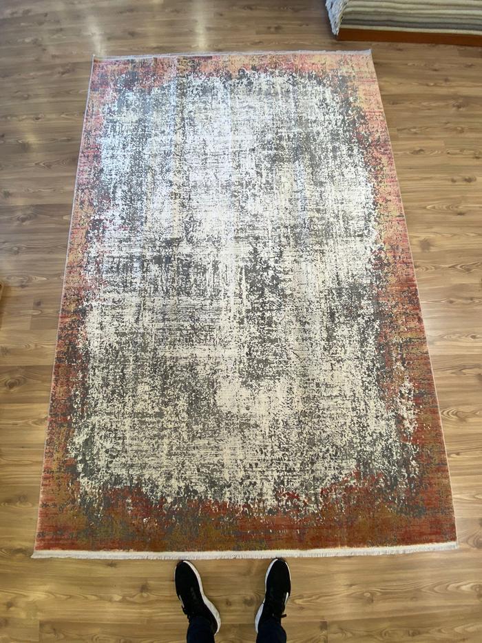 Gambar Karpet Turki Premium Luxury LEXA Abstract Series Carpet High-End - Red-Grey, 160x230 dari Hexa Home Indonesia undefined Tokopedia