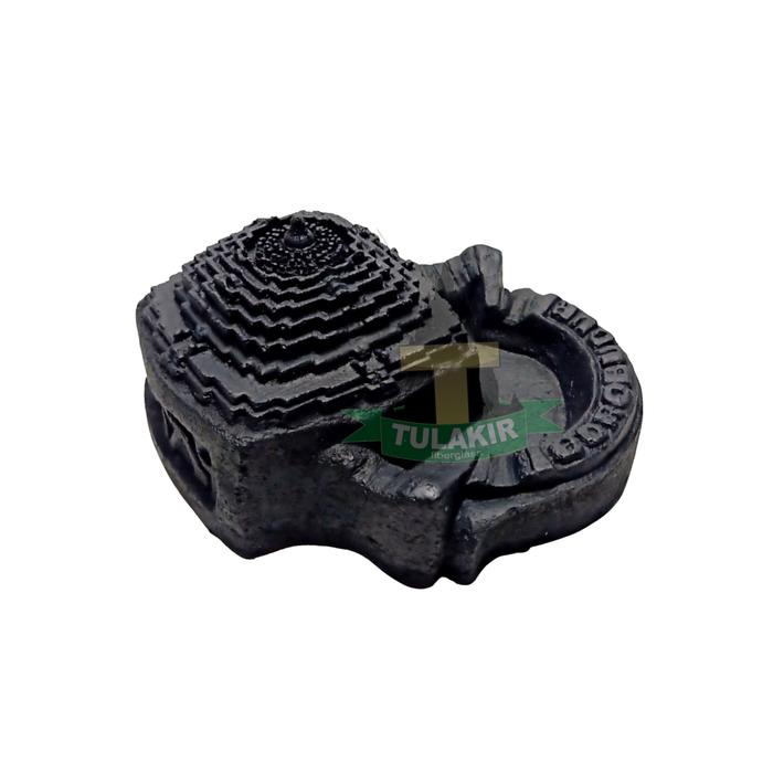 Gambar Asbak Unik Candi Borobudur Batu Tulakir Fiberglass - Hitam dari TULAKIR SHOP undefined Tokopedia
