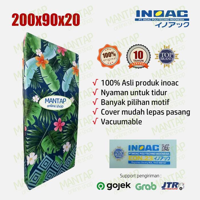 Gambar kasur busa Inoac 90x200x20cm anti kempes Garansi 10-15th super awet - EON LG D23, Lurus standar dari INOAC toko kasur undefined Tokopedia