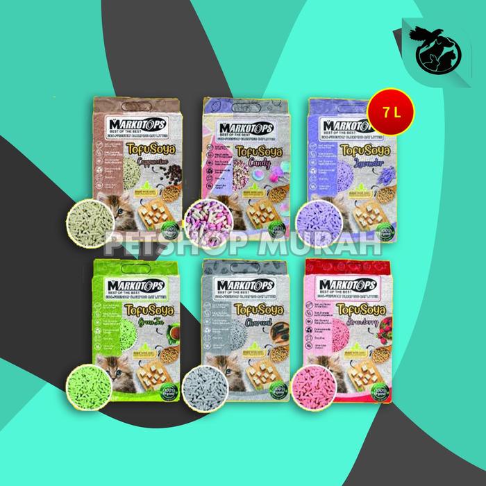Gambar Markotop Soya Tofu Clump Cat Litter 7 Cat Litter Pasir Kucing - CHARCOAL dari CV PERMATA SAHABAT MAJU undefined Tokopedia