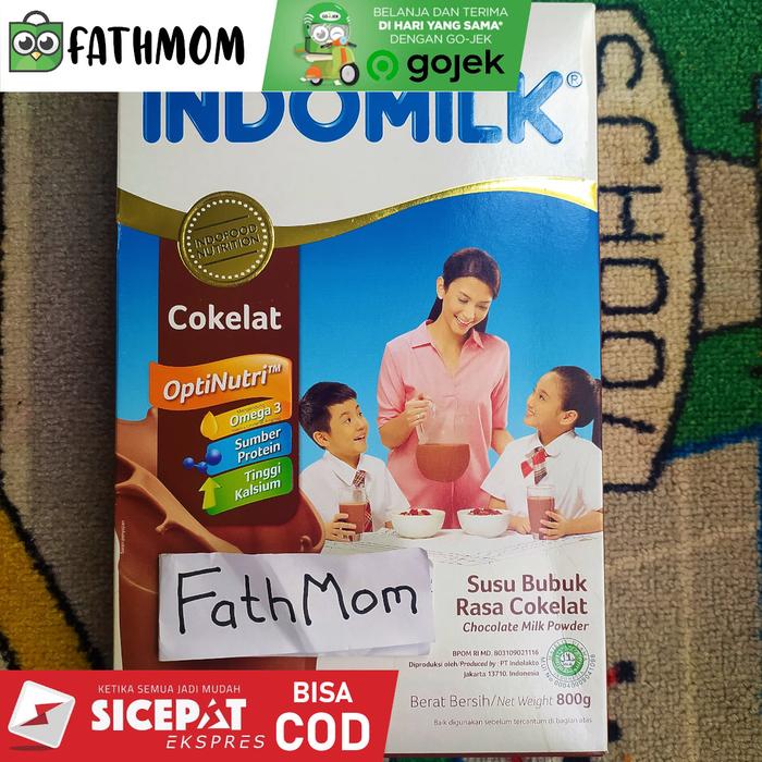 Gambar INDOMILK Susu Bubuk 800gr Full Cream Instan Rasa Plain - Cokelat dari FathMom undefined 4 Tokopedia