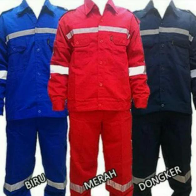 Gambar Wearpack setelan baju celana atau Wearpack safety dari Khazee Safety dan Teknik undefined 4 Tokopedia
