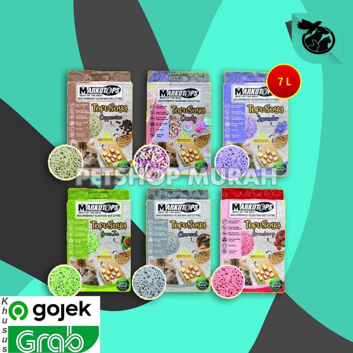 Gambar GOSEND Markotop Soya Tofu Clump Cat Litter 7 Cat Litter Pasir Kucing - charcoal dari CV PERMATA SAHABAT MAJU undefined 5 Tokopedia