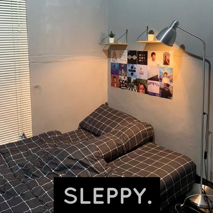 Gambar BEDCOVER SPREI KOREA AESTHETIC Fullset by SLEPPY. Kotak Hitam & Putih - Hitam, 90x200x20 dari SLEPPYHOME undefined Tokopedia