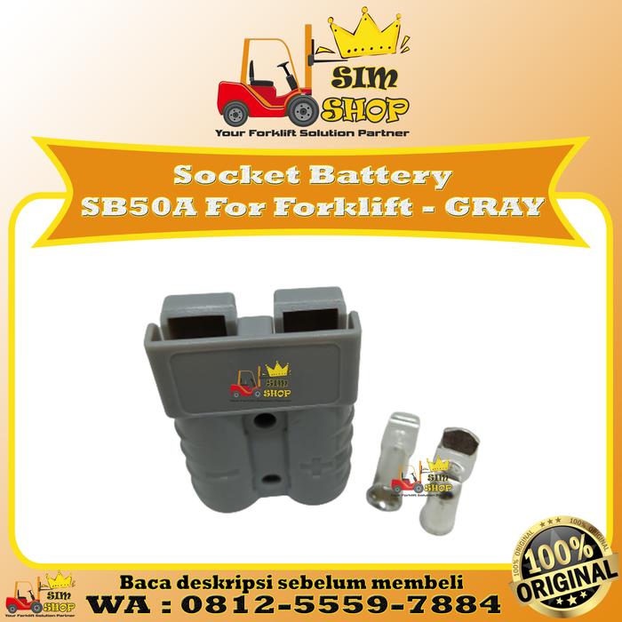 Socket Battery 4 Jual Socket Battery SB50A For Forklift - GRAY - Kota Tangerang - SIM ...
