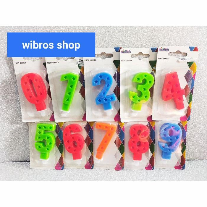 Gambar dekor ulang Tahun /dekor HBD SET merah - lilin angka dari wibros shop undefined Tokopedia